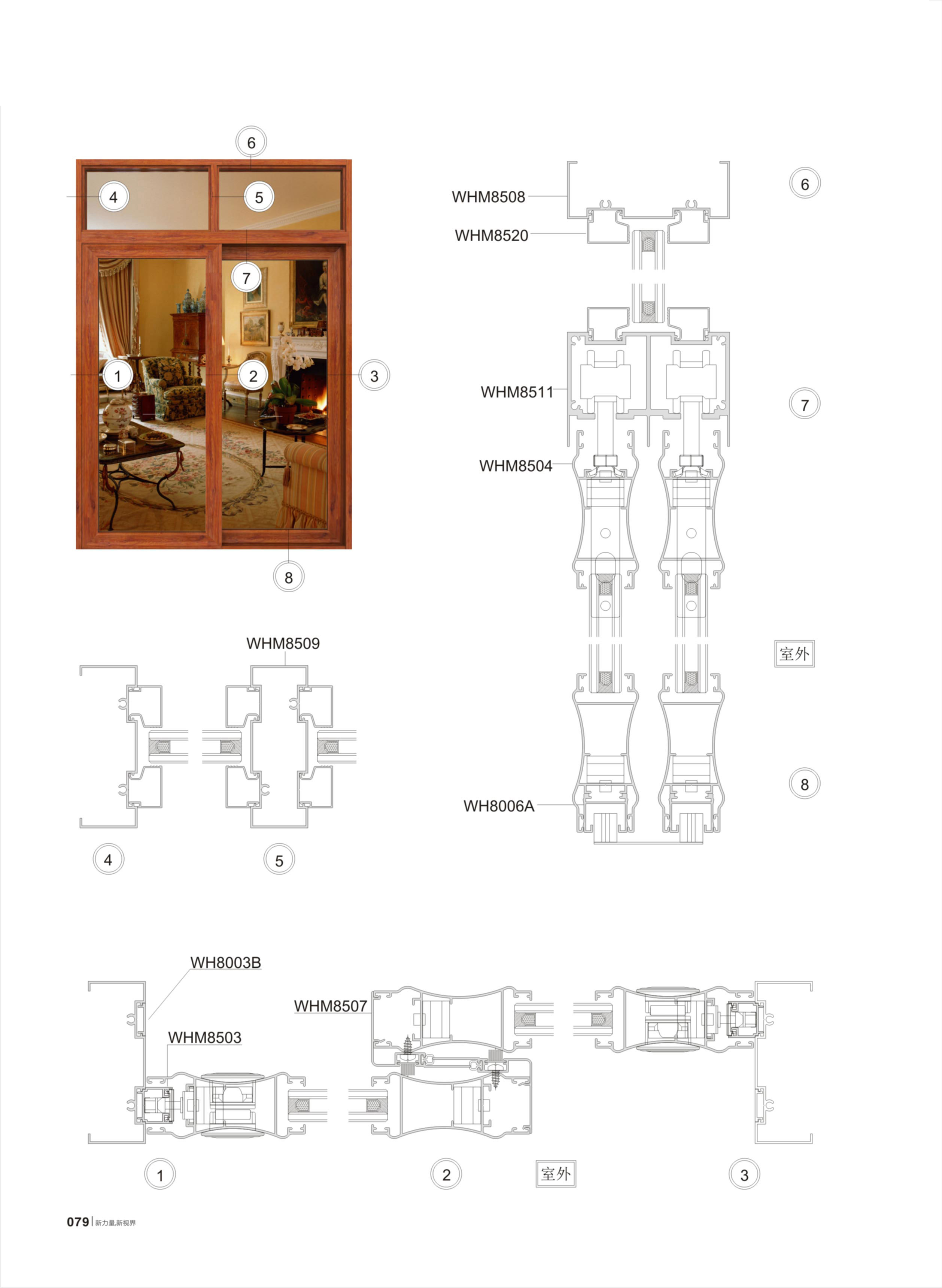 WHM85推拉、吊軌門